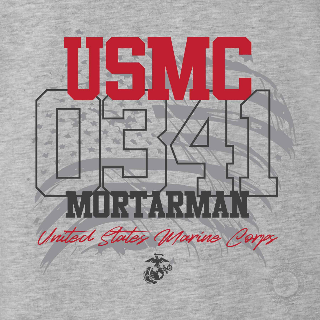 Choose Your Marine MOS Flag T-shirt - SGT GRIT