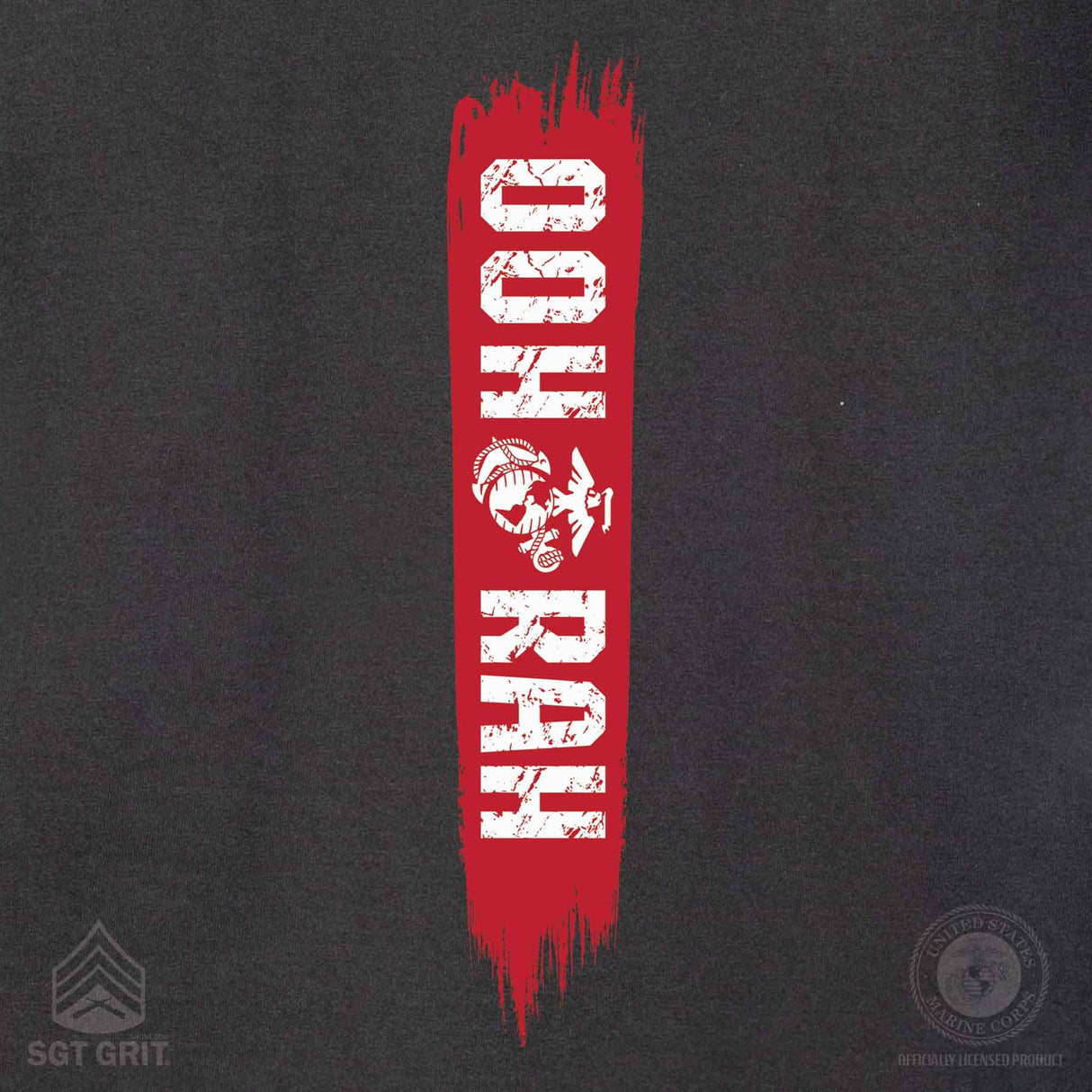 USMC Oohrah Back Print T-shirt - SGT GRIT