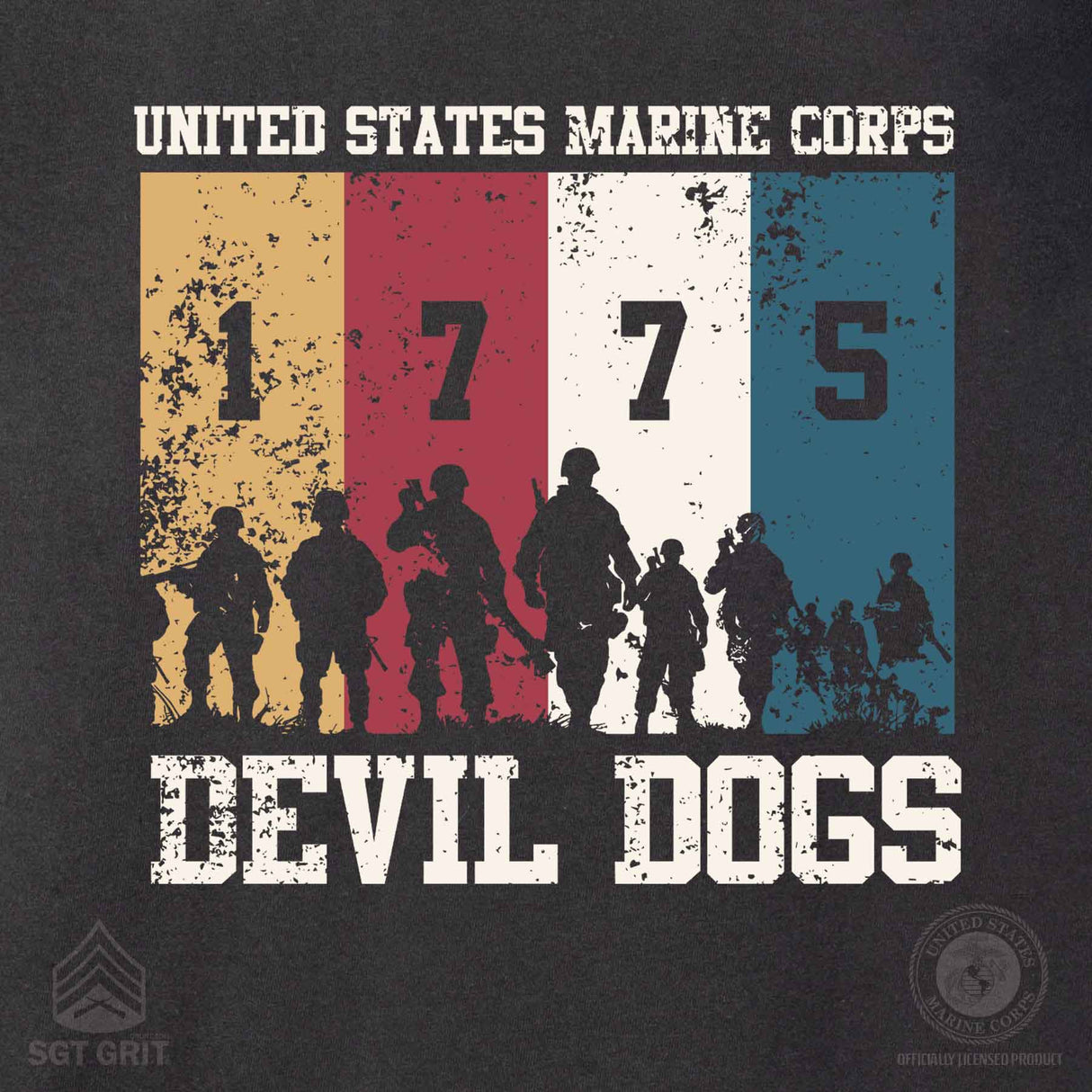 USMC 1775 Devil Dogs T-shirt - SGT GRIT