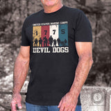 USMC 1775 Devil Dogs T-shirt - SGT GRIT