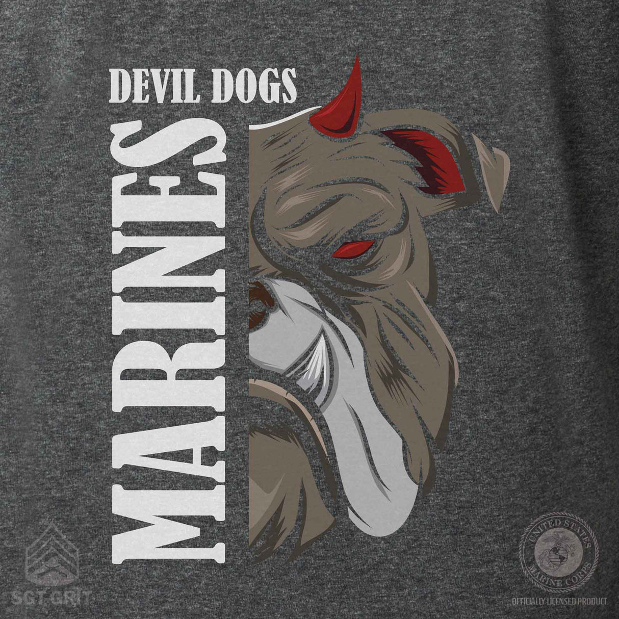 Devil Dogs Bulldog T-shirt - SGT GRIT