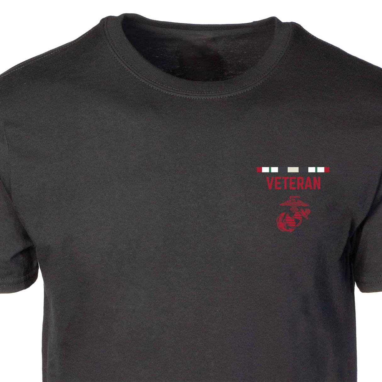 USMC Personalized Conflict and Rank T-shirt - Left Chest - SGT GRIT