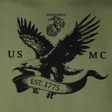 USMC Eagle With Banner T-shirt - SGT GRIT