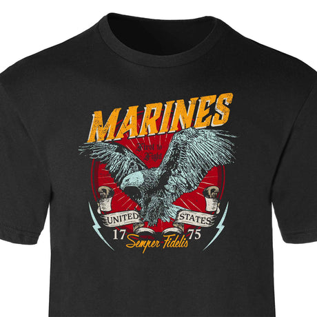 Marines First To Fight Eagle T-shirt - SGT GRIT