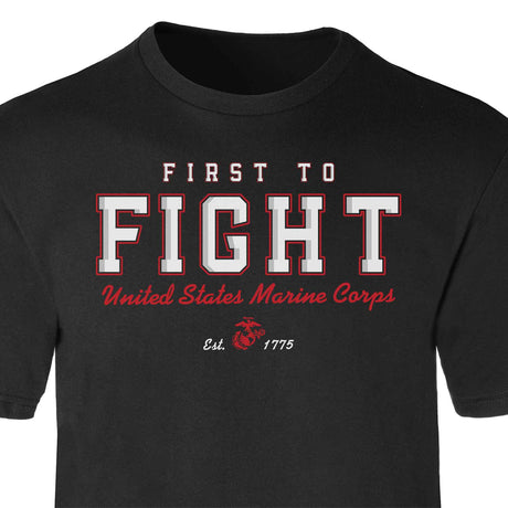 USMC First To Fight T-shirt - SGT GRIT