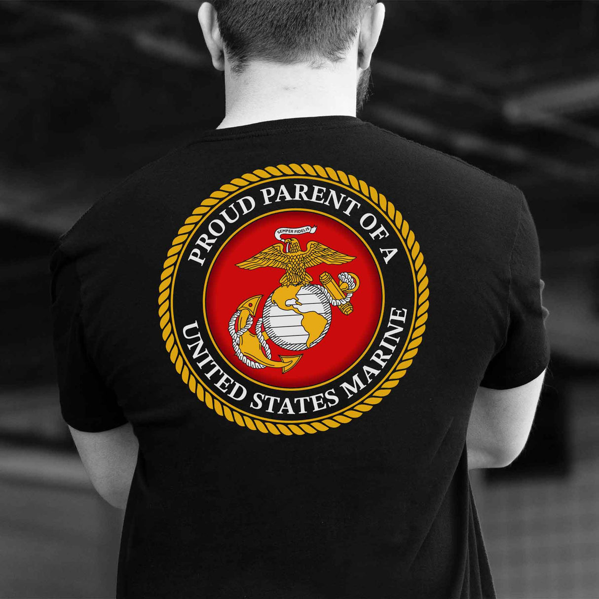 USMC Seal Proud Parent T-shirt - SGT GRIT