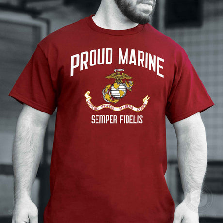 USMC Proud Marine T-shirt - SGT GRIT