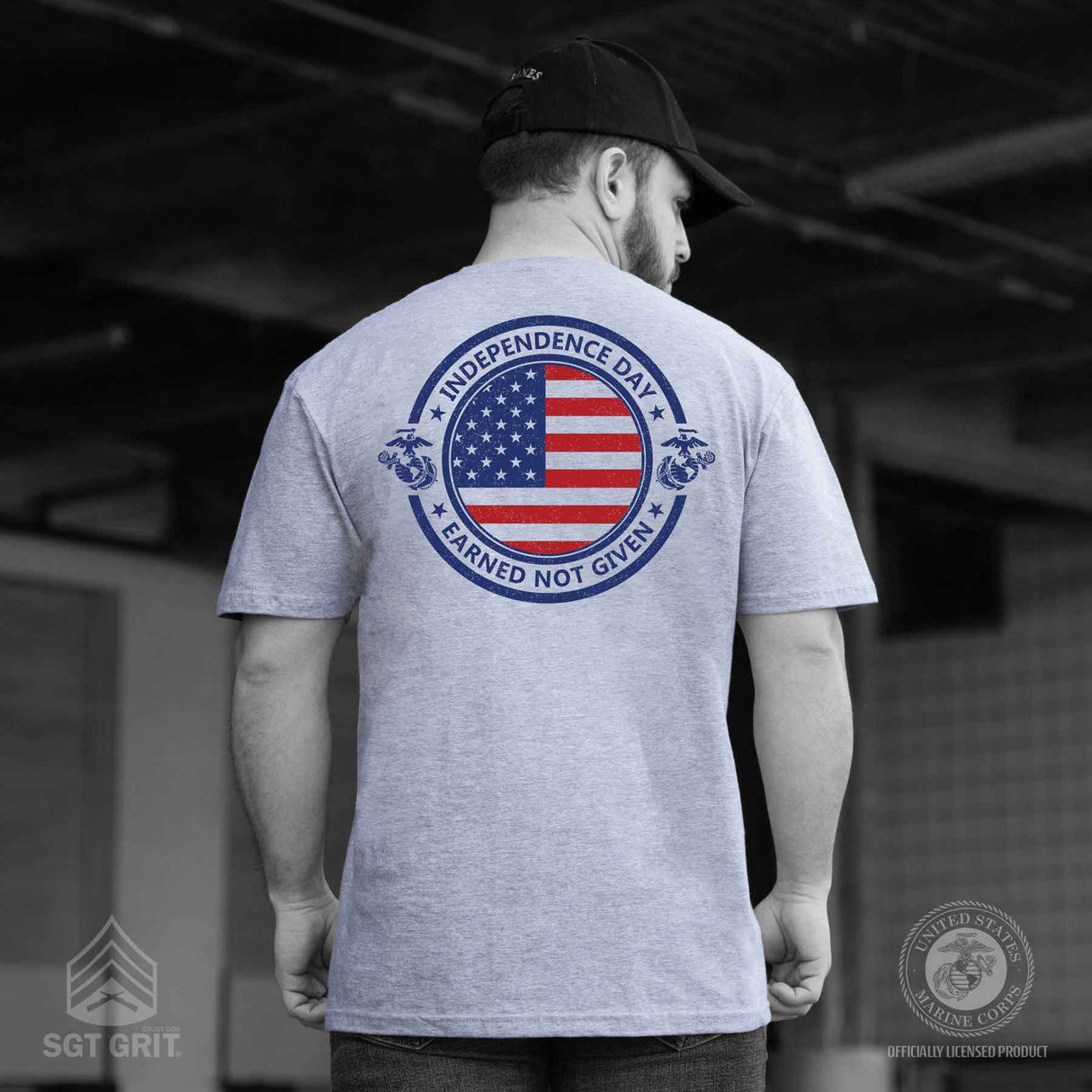 Independence Day Earned Not Given T-shirt - SGT GRIT