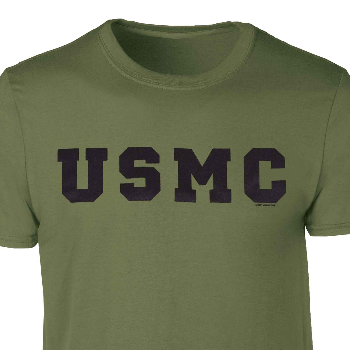 USMC Initials T-shirt Olive Drab Green - SGT GRIT