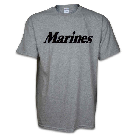 U.S. Marines Classic Gray T-shirt Screen Printed - SGT GRIT