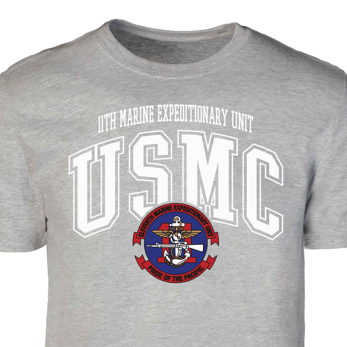 11th MEU Pride Of The Pacific Arched Patch Graphic T-shirt - SGT GRIT