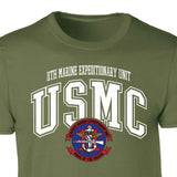 11th MEU Pride Of The Pacific Arched Patch Graphic T-shirt - SGT GRIT