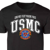 22nd MEU Fleet Marine Force Arched Patch Graphic T-shirt - SGT GRIT