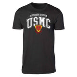 3rd Marine Division Arched Patch Graphic T-shirt - SGT GRIT