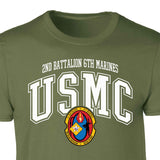 2nd Battalion 6th Marines Arched Patch Graphic T-shirt - SGT GRIT