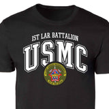 1st LAR Battalion Arched Patch Graphic T-shirt - SGT GRIT