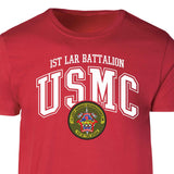 1st LAR Battalion Arched Patch Graphic T-shirt - SGT GRIT