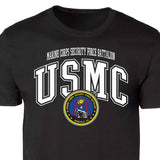 Marine Corps Security Force Arched Patch Graphic T-shirt - SGT GRIT