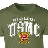 3rd Recon Battalion Arched Patch Graphic T-shirt - SGT GRIT