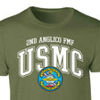 2D Anglico FMF Arched Patch Graphic T-shirt - SGT GRIT