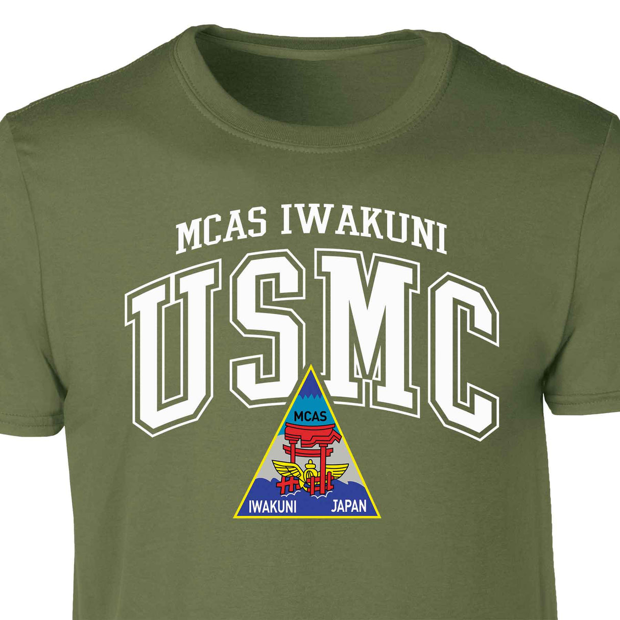 MCAS Iwakuni Arched Patch Graphic T-shirt - SGT GRIT