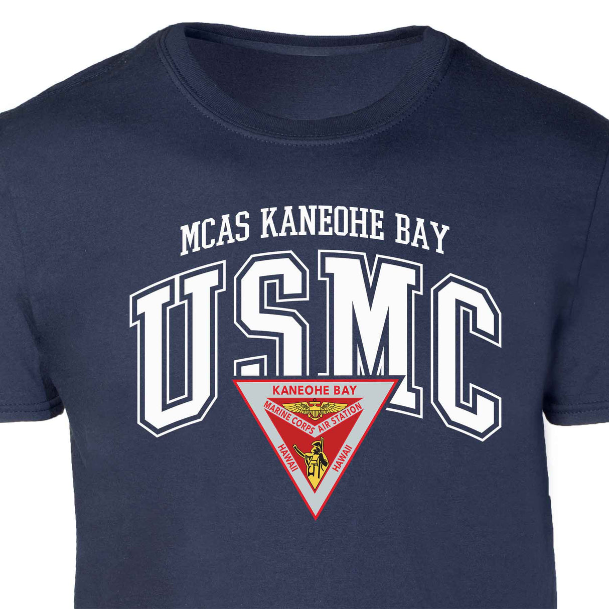 MCAS Kaneohe Bay Arched Patch Graphic T-shirt - SGT GRIT