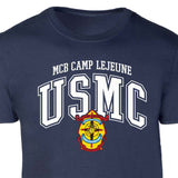 MCB Camp Lejeune Arched Patch Graphic T-shirt - SGT GRIT