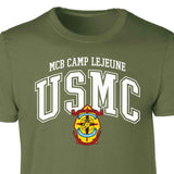 MCB Camp Lejeune Arched Patch Graphic T-shirt - SGT GRIT