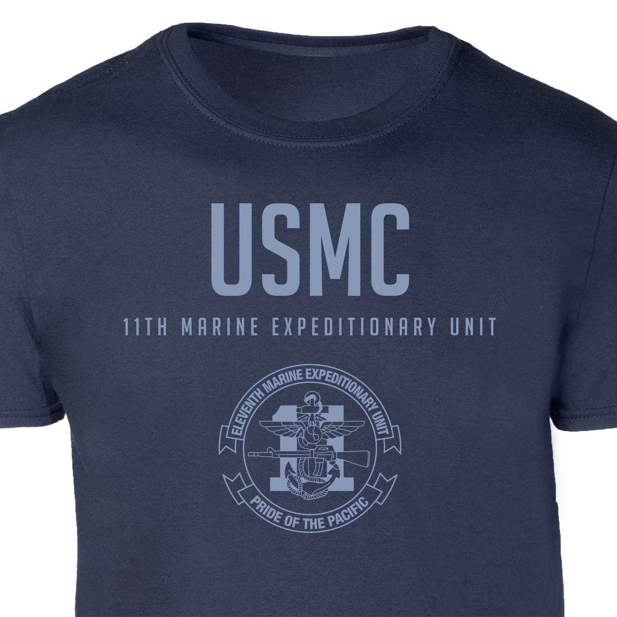 11th MEU Pride Of The Pacific Tonal Patch Graphic T-shirt - SGT GRIT