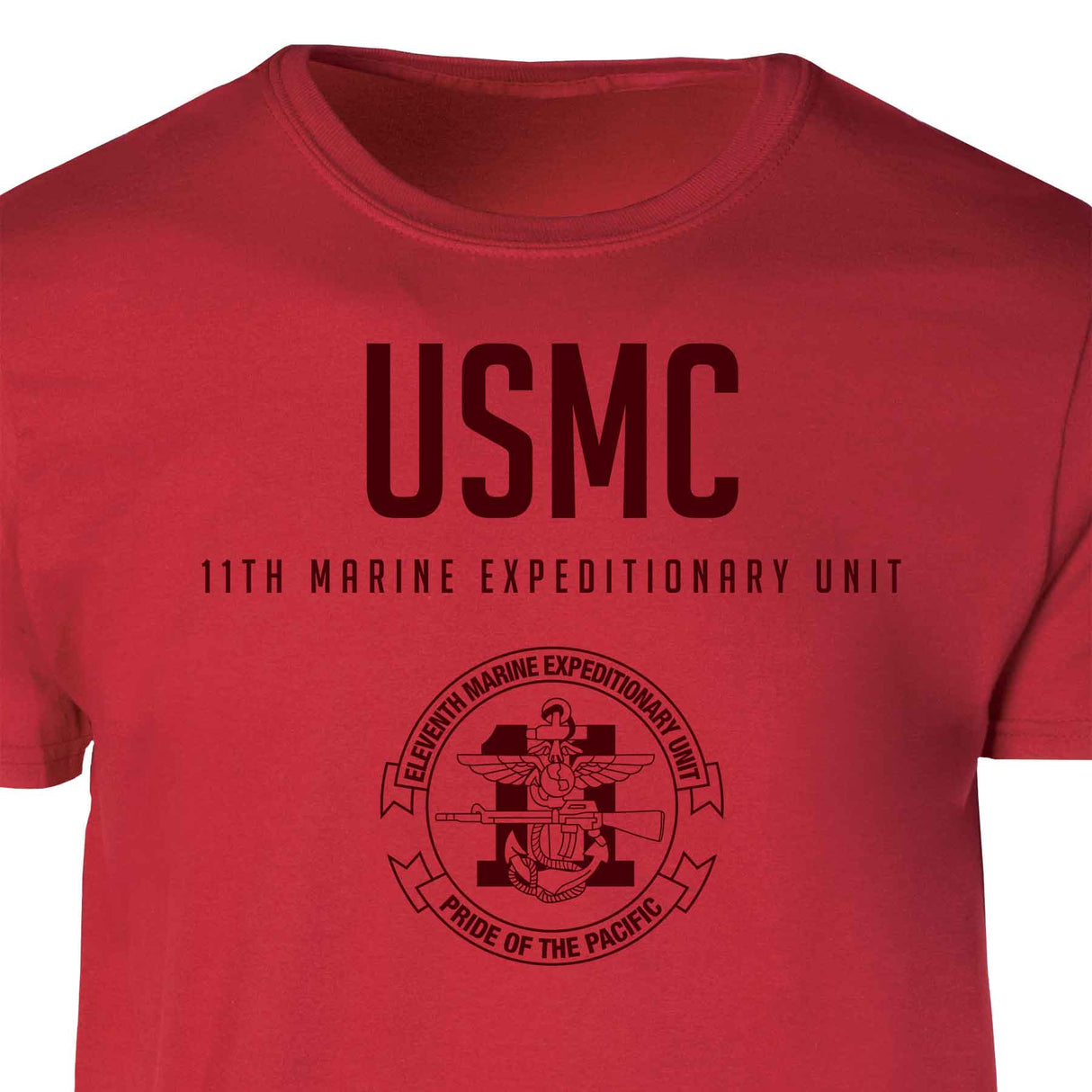 11th MEU Pride Of The Pacific Tonal Patch Graphic T-shirt - SGT GRIT