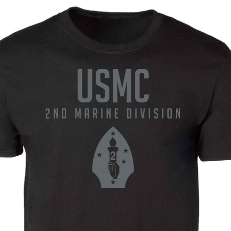 2nd Marine Division Tonal Patch Graphic T-shirt - SGT GRIT