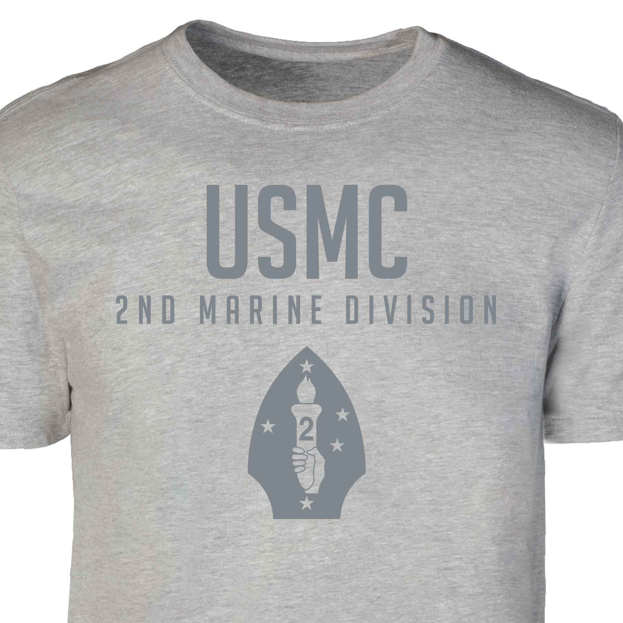 2nd Marine Division Tonal Patch Graphic T-shirt - SGT GRIT