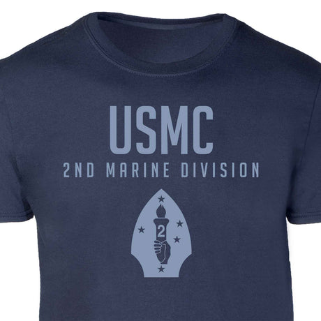 2nd Marine Division Tonal Patch Graphic T-shirt - SGT GRIT