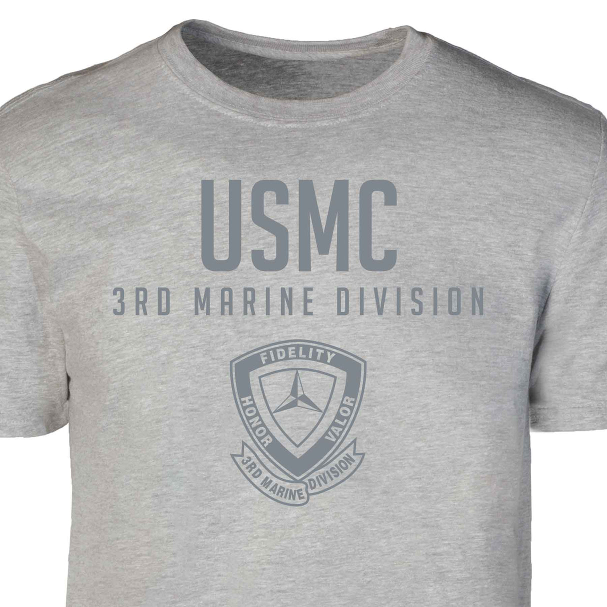 3rd Marine Division Tonal Patch Graphic T-shirt - SGT GRIT