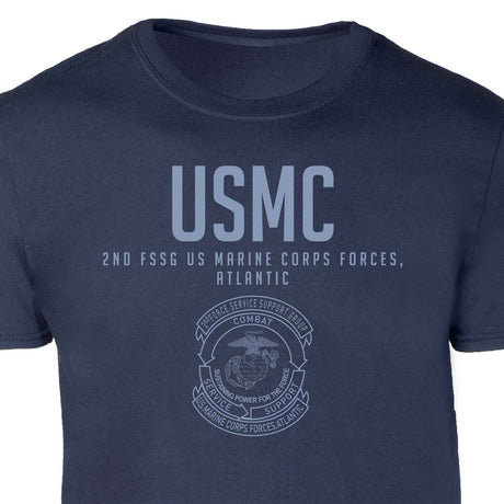 2nd FSSG US Marine Corps Tonal Patch Graphic T-shirt - SGT GRIT