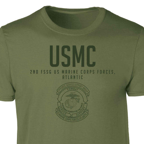 2nd FSSG US Marine Corps Tonal Patch Graphic T-shirt - SGT GRIT