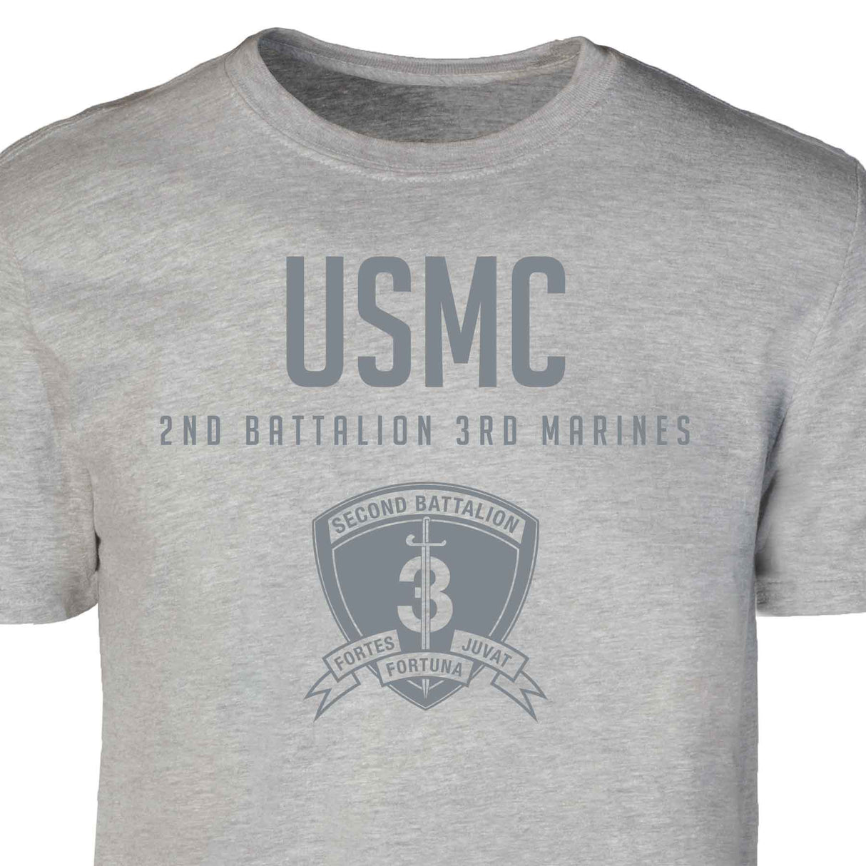 2nd Battalion 3rd Marines Tonal Patch Graphic T-shirt - SGT GRIT