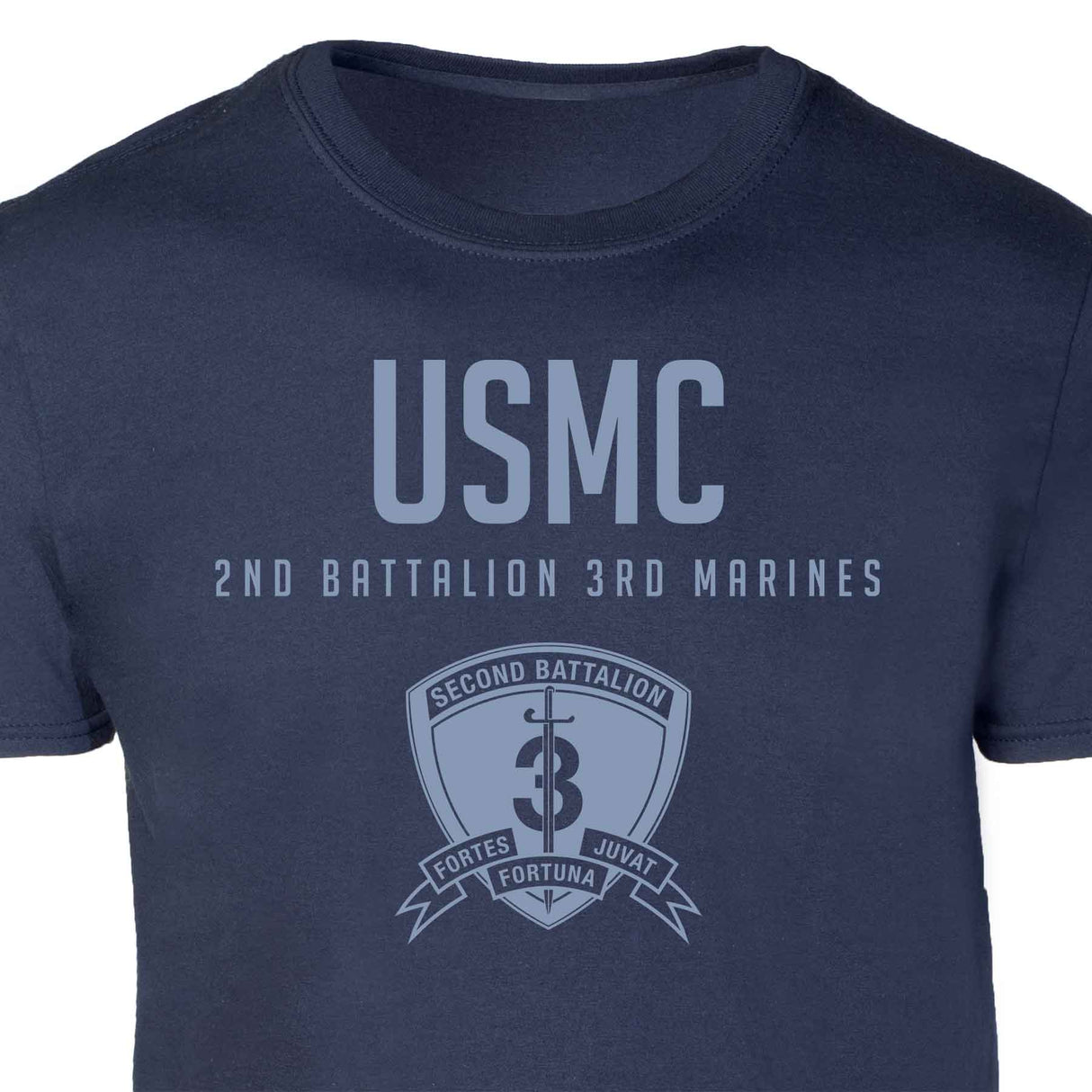 2nd Battalion 3rd Marines Tonal Patch Graphic T-shirt - SGT GRIT