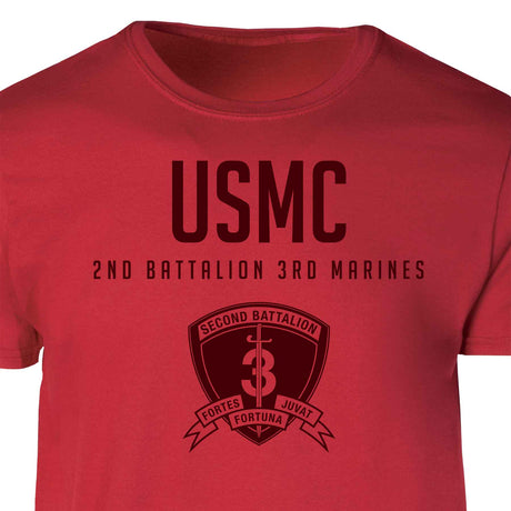 2nd Battalion 3rd Marines Tonal Patch Graphic T-shirt - SGT GRIT