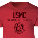 2nd Battalion 4th Marines Tonal Patch Graphic T-shirt - SGT GRIT