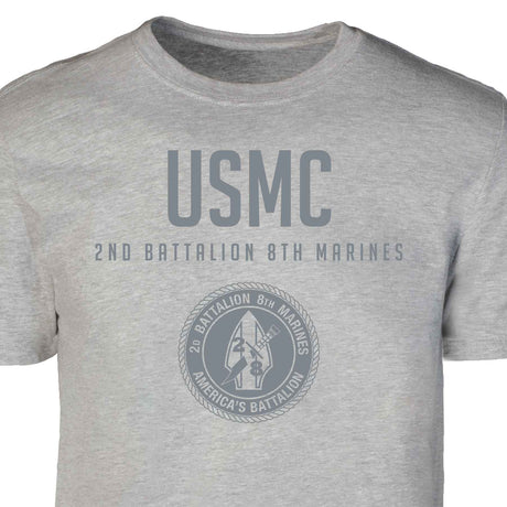 2nd Battalion 8th Marines Tonal Patch Graphic T-shirt - SGT GRIT