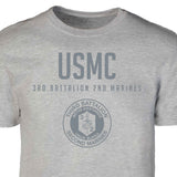 3rd Battalion 2nd Marines Tonal Patch Graphic T-shirt - SGT GRIT