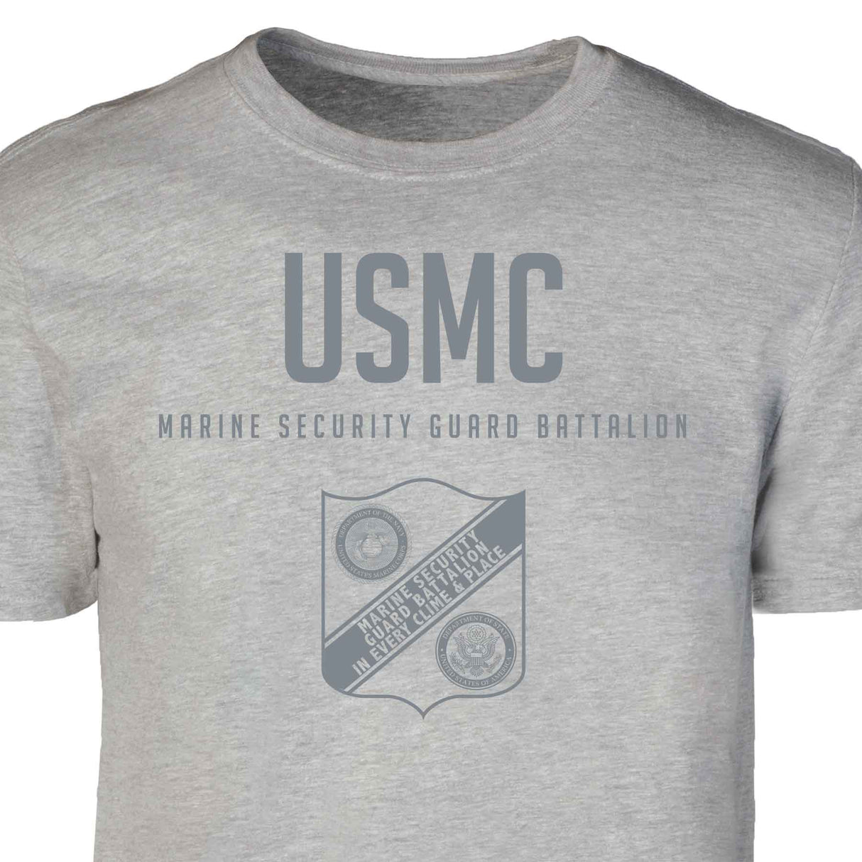 Marine Security Guard Tonal Patch Graphic T-shirt - SGT GRIT