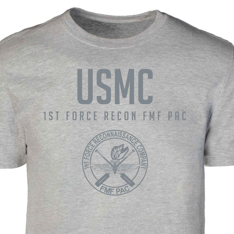 1st Force Recon FMF PAC Tonal Patch Graphic T-shirt - SGT GRIT