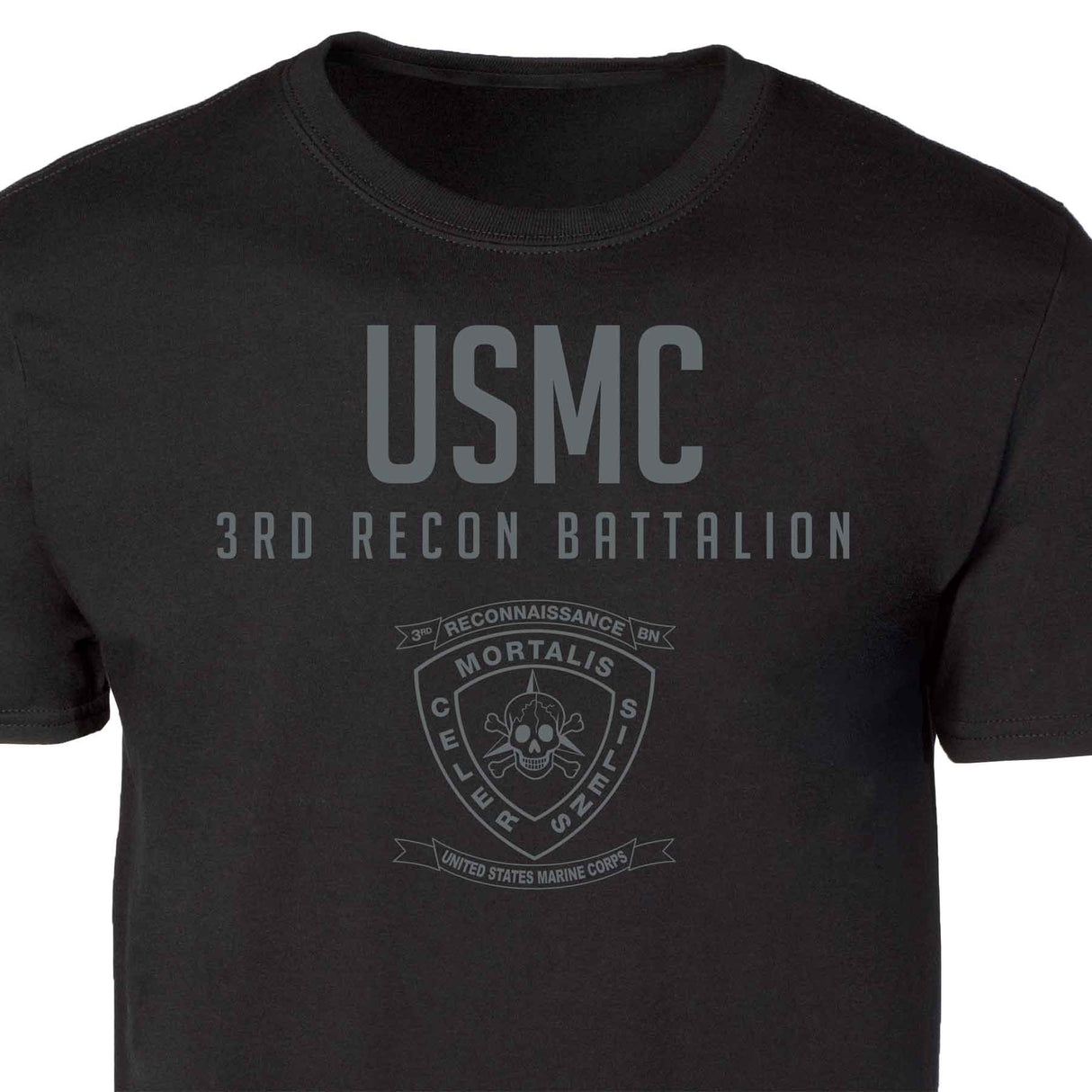 3rd Recon Battalion Tonal Patch Graphic T-shirt - SGT GRIT