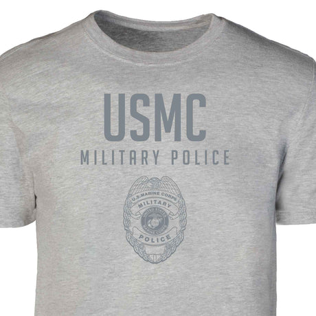 Military Police Badge Tonal Patch Graphic T-shirt - SGT GRIT