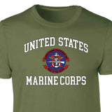 11th MEU Pride Of The Pacific USMC  Patch Graphic T-shirt - SGT GRIT