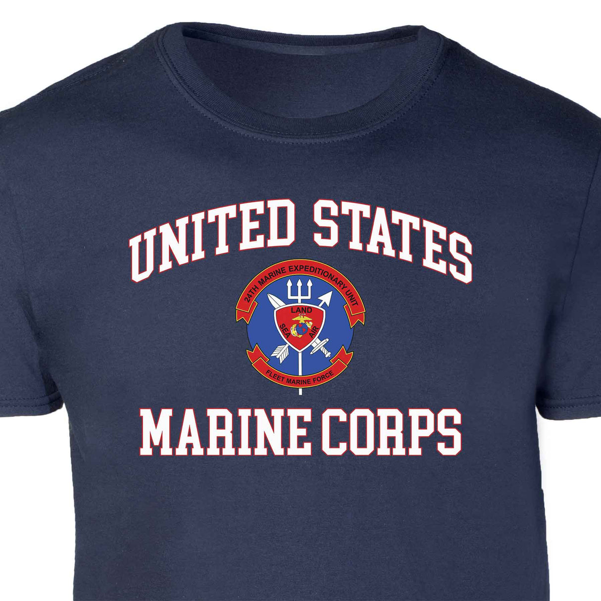 24th MEU Fleet Marine Force USMC Patch Graphic T-shirt - SGT GRIT