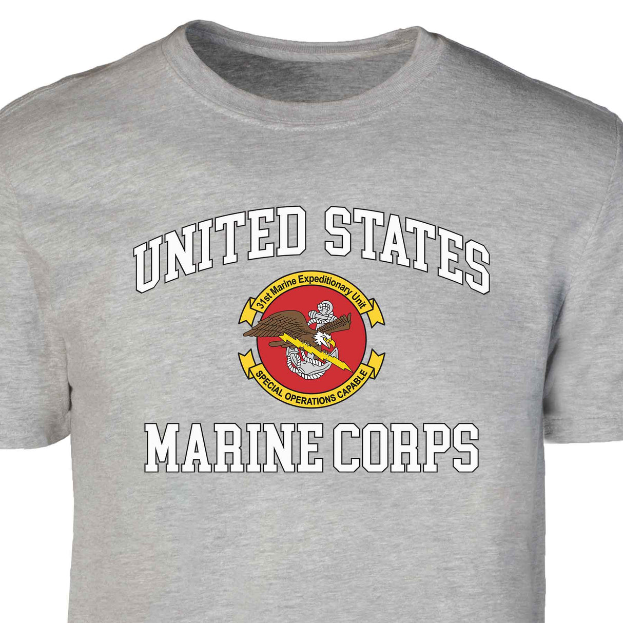 31st MEU Special Operations USMC Patch Graphic T-shirt - SGT GRIT