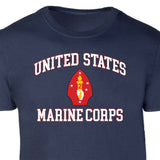 2nd Marine Division USMC  Patch Graphic T-shirt - SGT GRIT